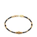 Hand Mangalsutra for women- Wrist Mangalsutra- Black beads Mangalsutra Bracelet